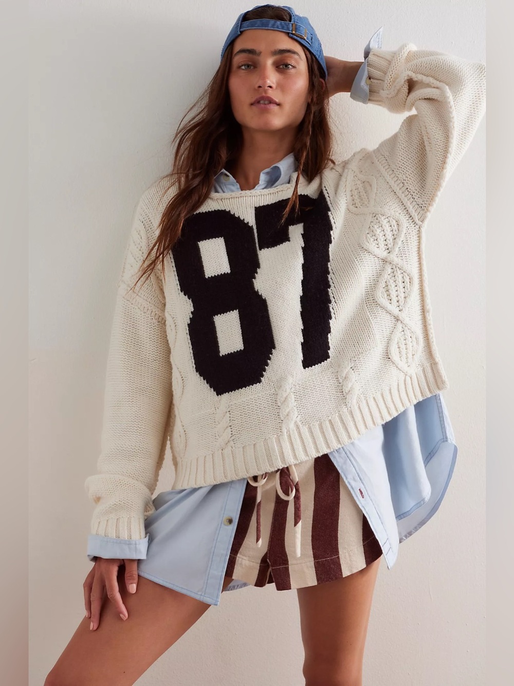 NWT! Free People We The Free 87 Pullover Sz Large